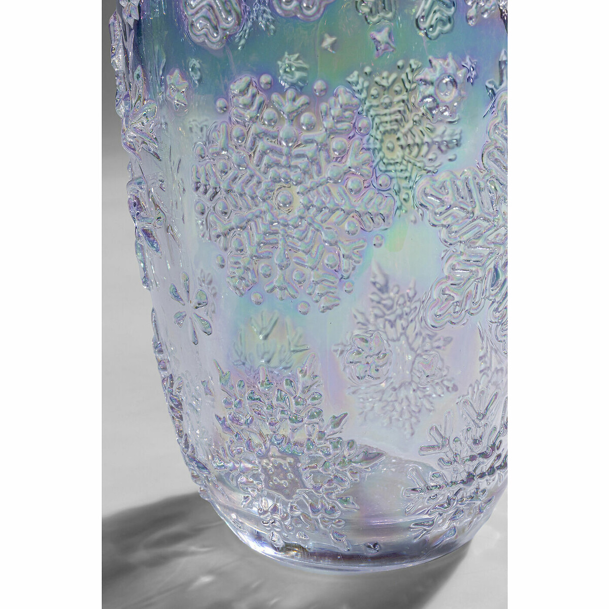 Verre à eau Ice Flowers colore lilas, KARE DESIGN