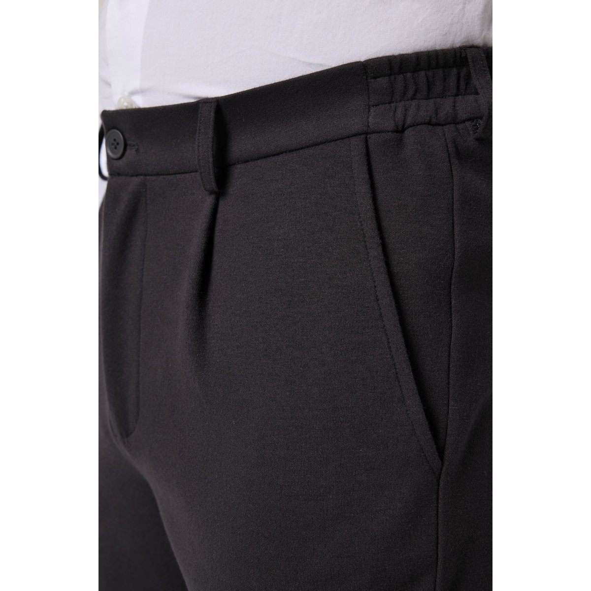 Pantalon NAPLES en jersey noir, JP1880