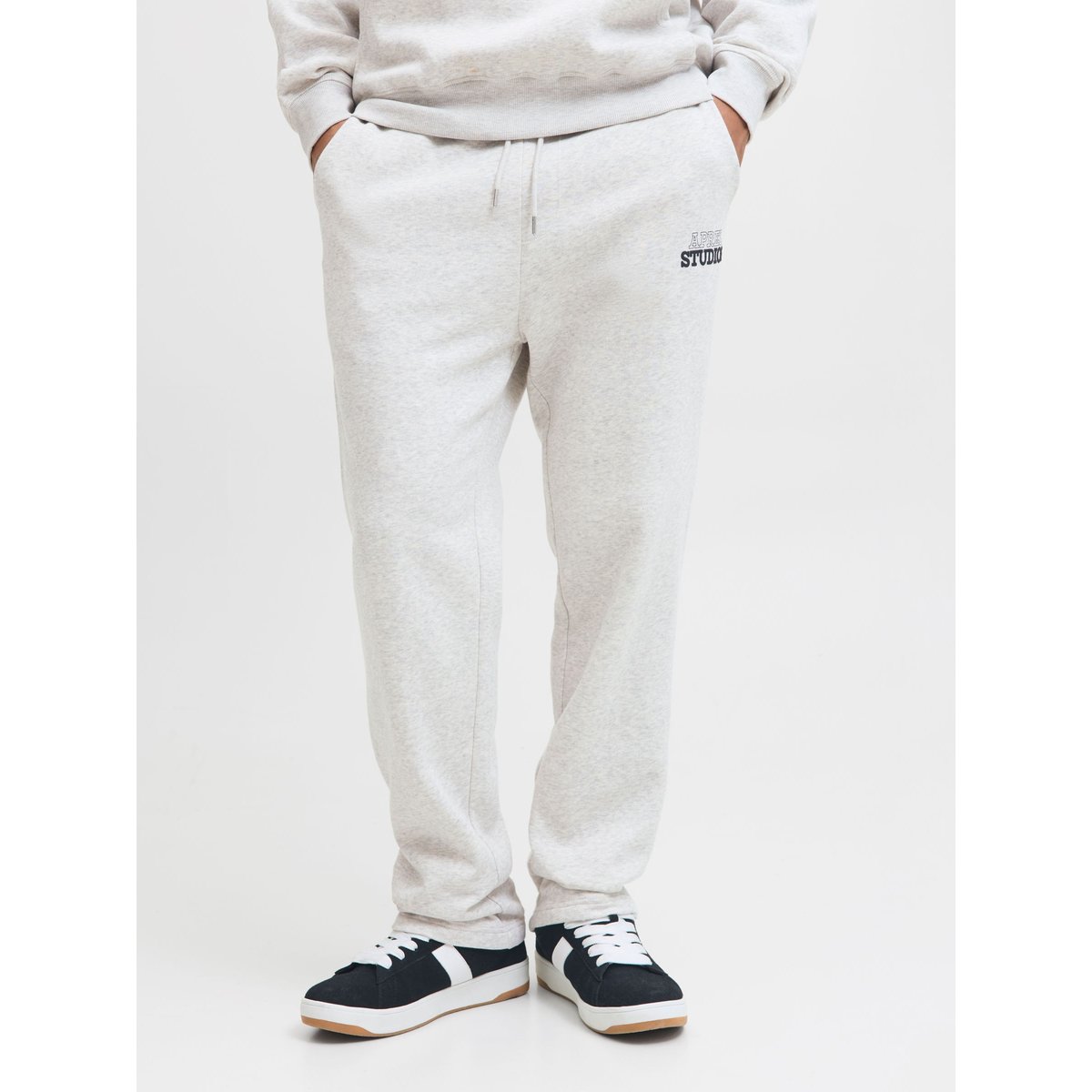 Pantalon De Survêtement white melange, aprel