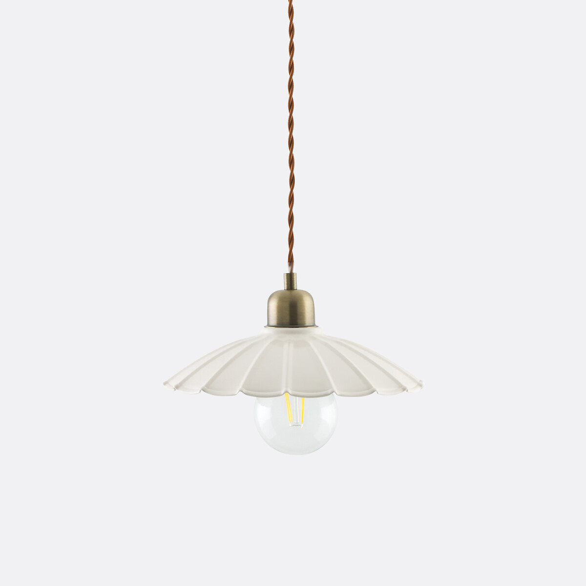 Suspension festonnée en métal fer, Festonia ecru, LA REDOUTE INTERIEURS