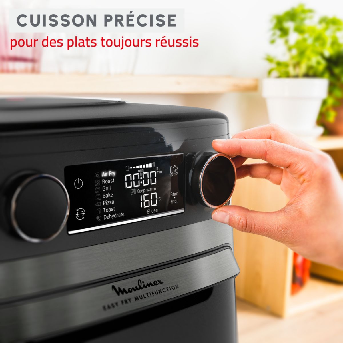 Friteuse sans huile Easy Fry Multifonction 15L AL5558F0 noir, MOULINEX