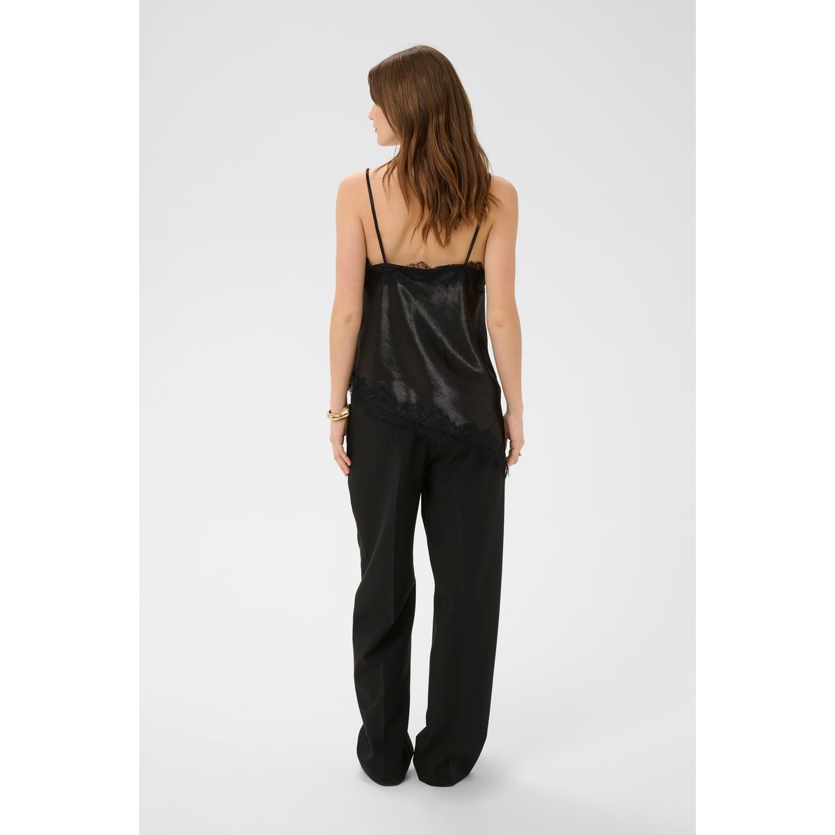 Blouse sans manches noir black, SOAKED IN LUXURY