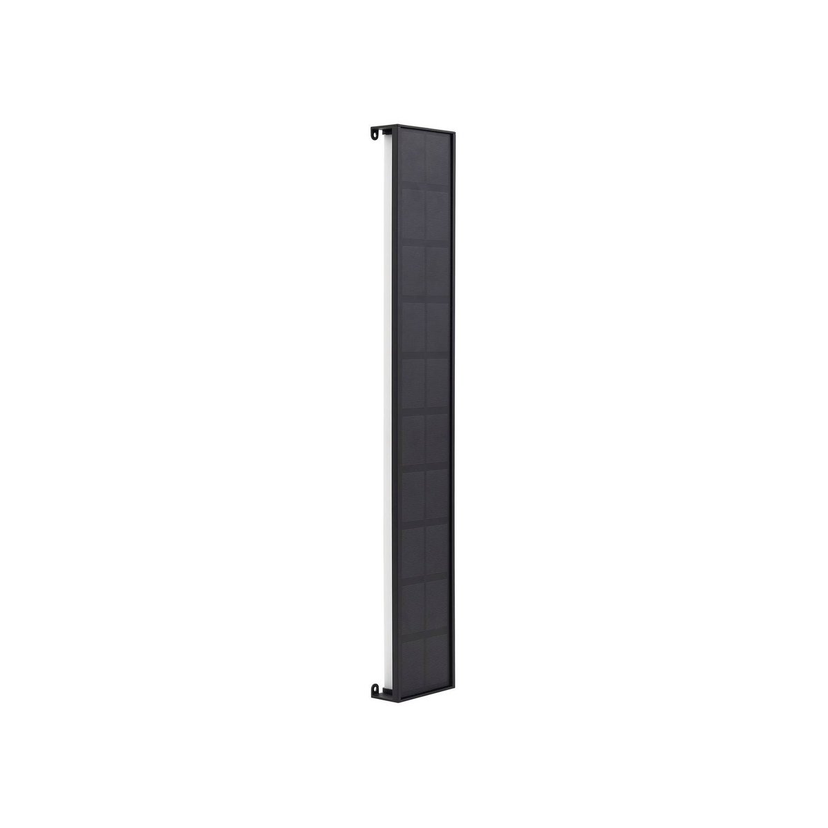 Lampe solaire en aluminiumLED, Laarni noir, blanc, LINDBY