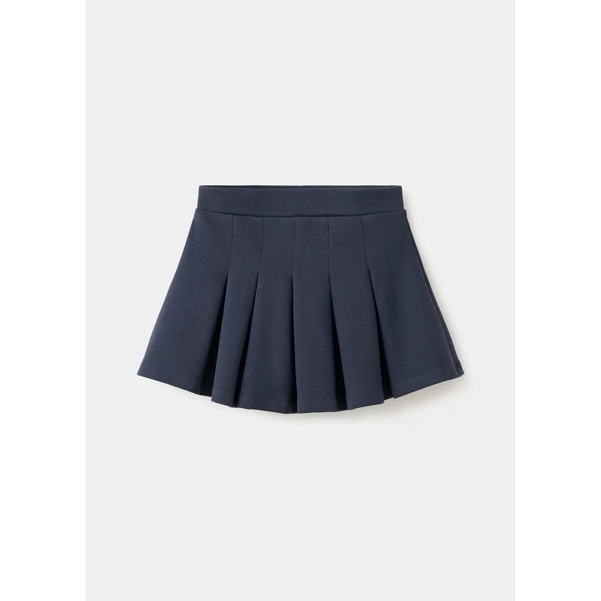 Jupe-short plissée bleu marine, MANGO KIDS