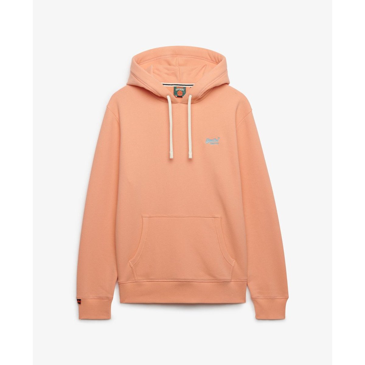 Sweat à capuche Essential Logo Classic barrière de corail, SUPERDRY