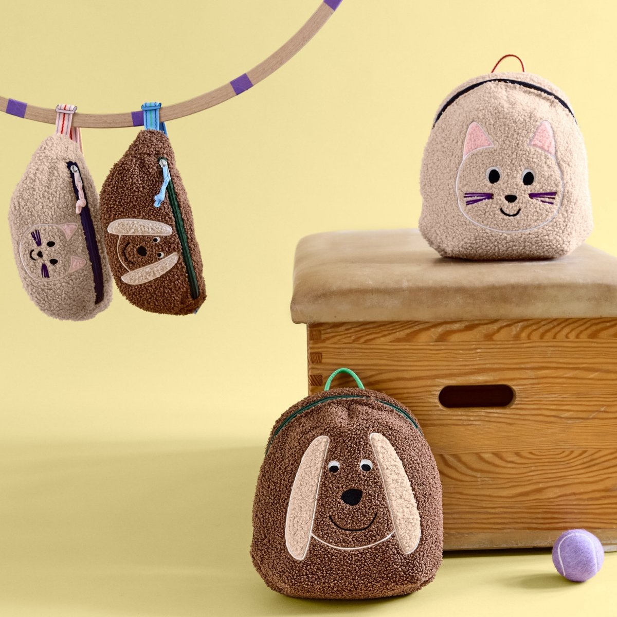 Mini sac banane beige, LASSIG