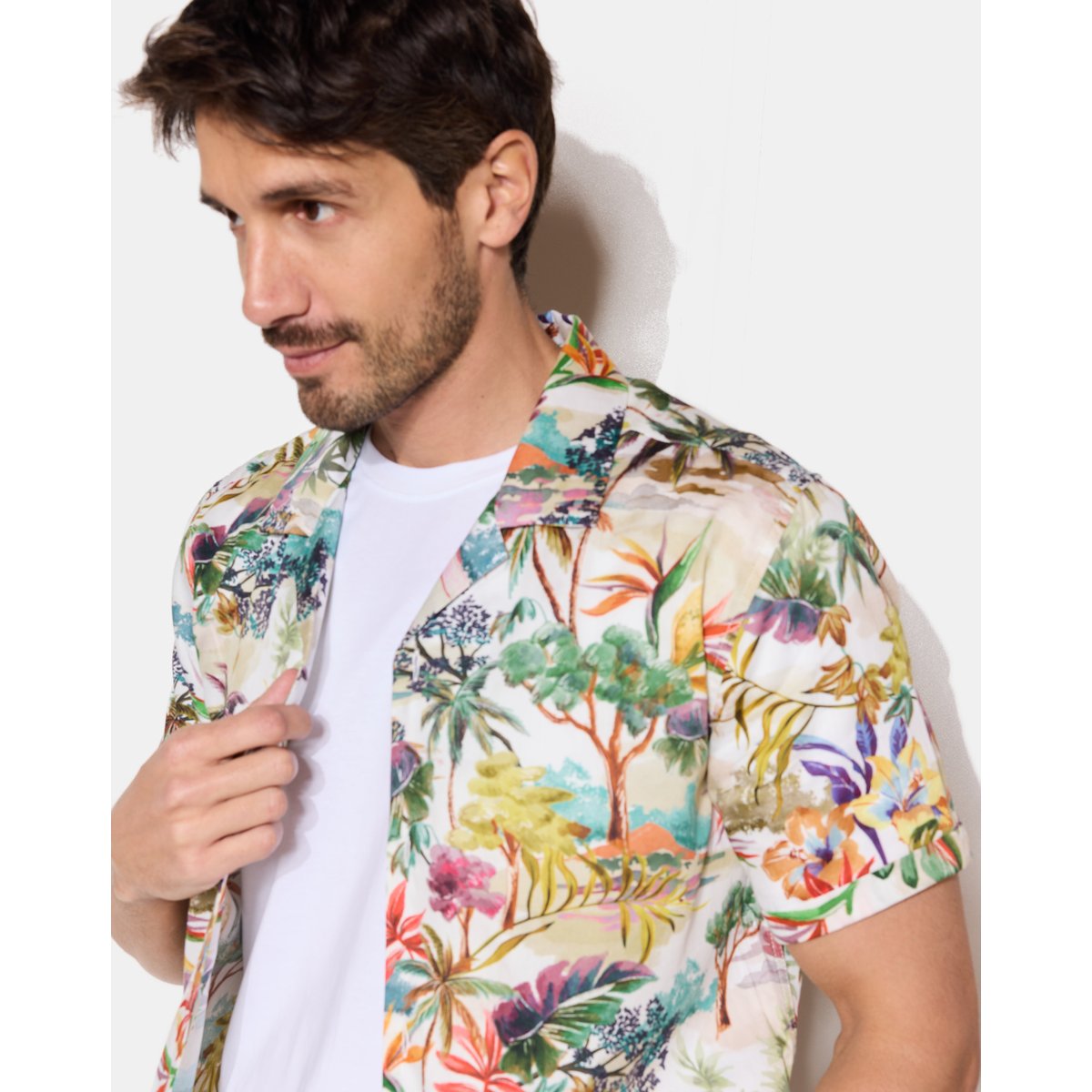 Chemise en coton DIVINO blanc, CHEVIGNON