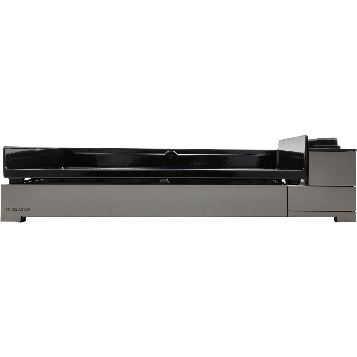 Plancha gaz Premium Acier 75 NG noir gris 3 brûleurs à poser, 73.2x40.9 cm gris, FORGE ADOUR