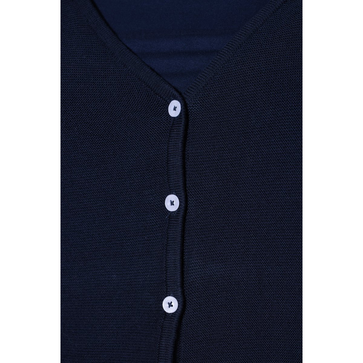 Cardigan en coton bio marine, ULLA POPKEN