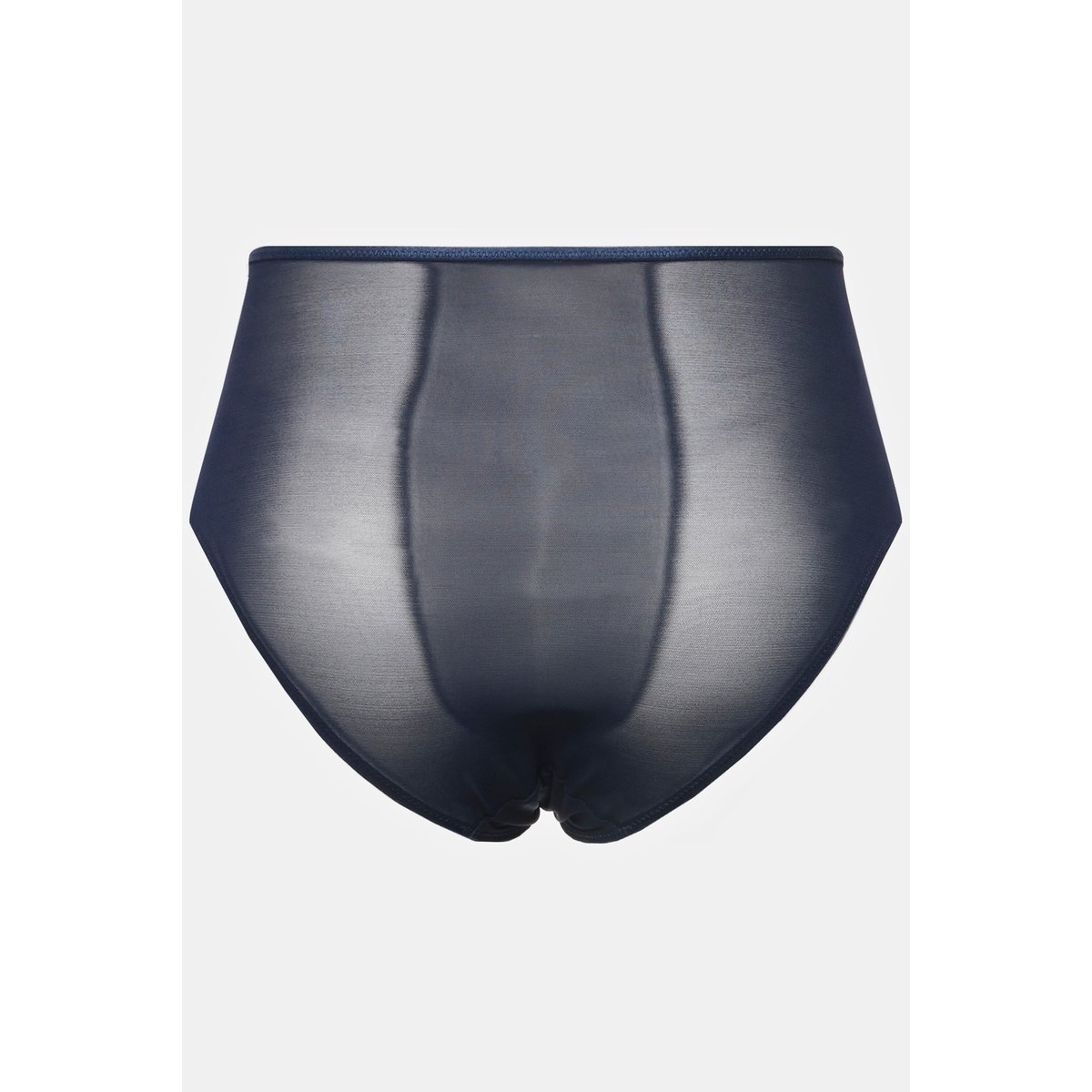 Culotte maxi, mesh et dentelle délicate bleu nuit, ULLA POPKEN