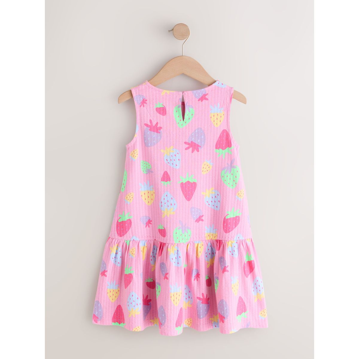 Robe en jersey sans manches fraises roses, NEXT