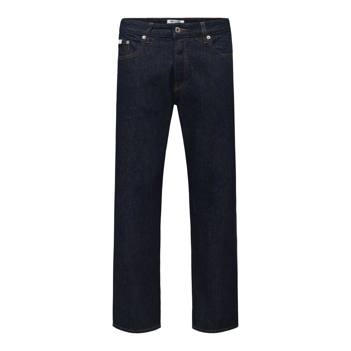 Jean droit dark blue denim, ONLY & SONS