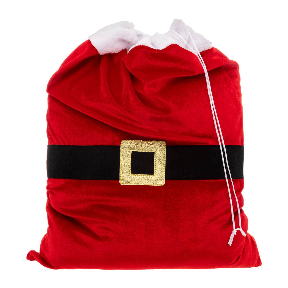 Hotte Veste Père Noël 50x70cm rouge, FEERIC LIGHTS & CHRISTMAS