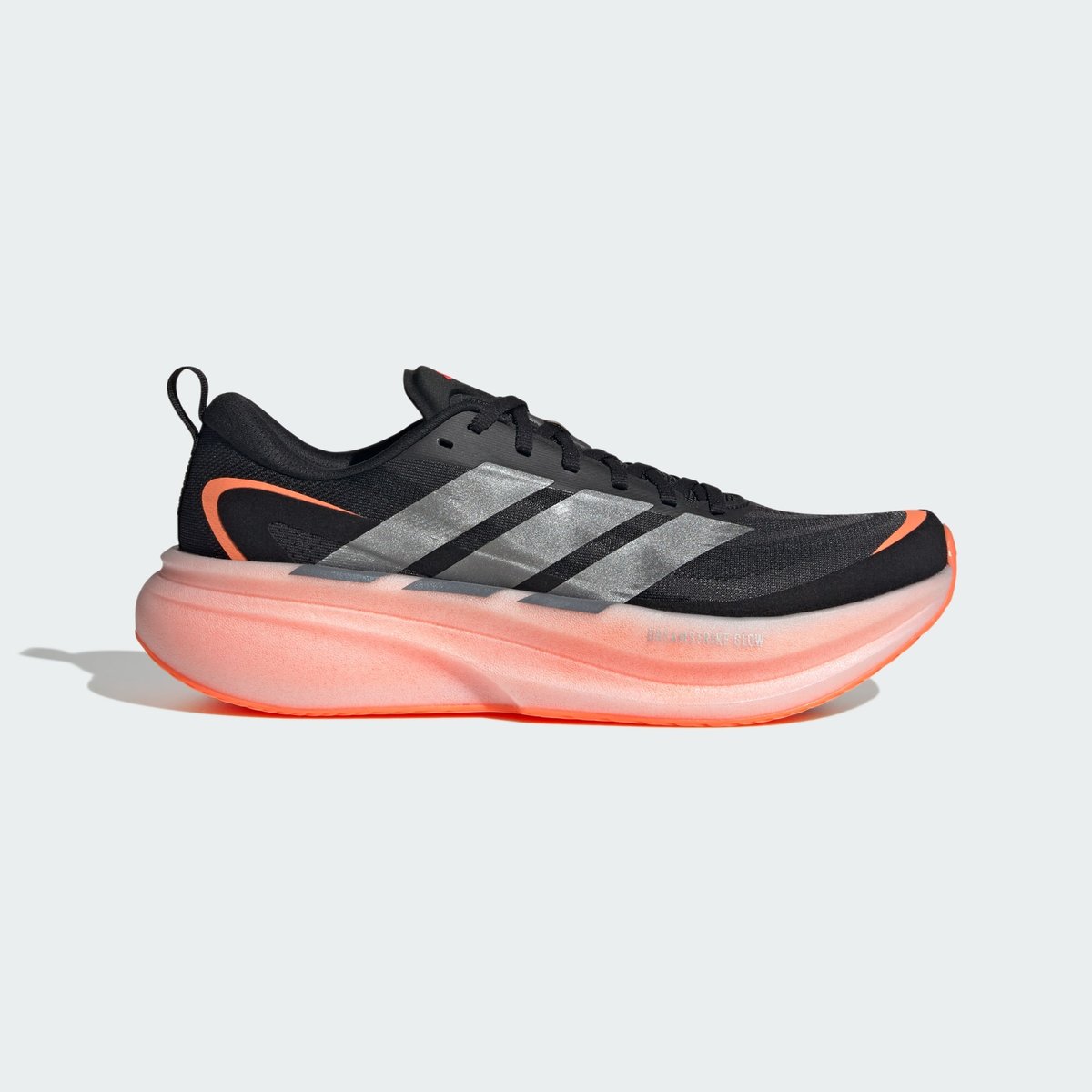 Baskets en polyester SUPERNOVA GLIDE core black / iron metallic / lucid orange, adidas Performance
