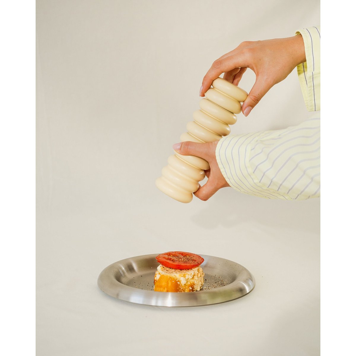 Assiette ROTO - lot de 2 acier inoxydable, NOO.MA