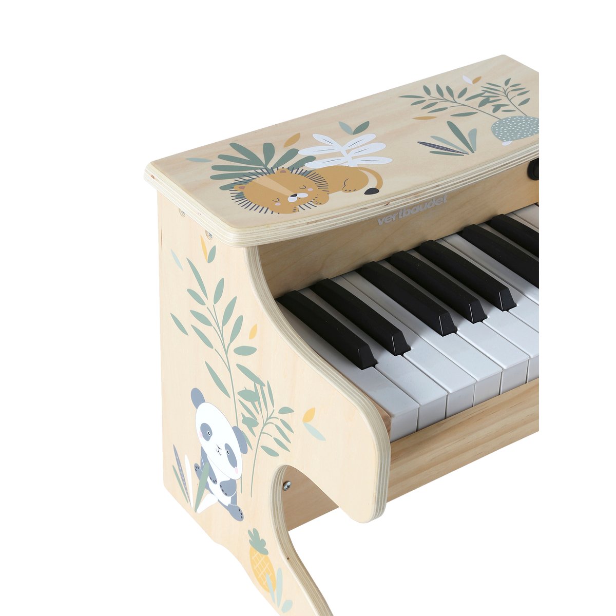 Piano électronique TANZANIE en bois FSC® beige, VERTBAUDET