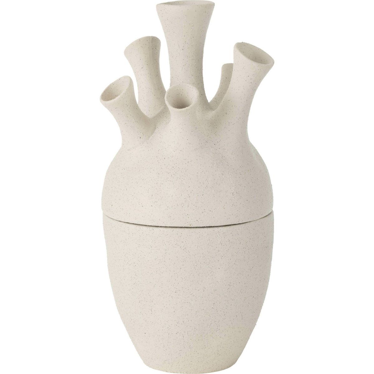 Vase en poterie blanc, RECOLLECTION