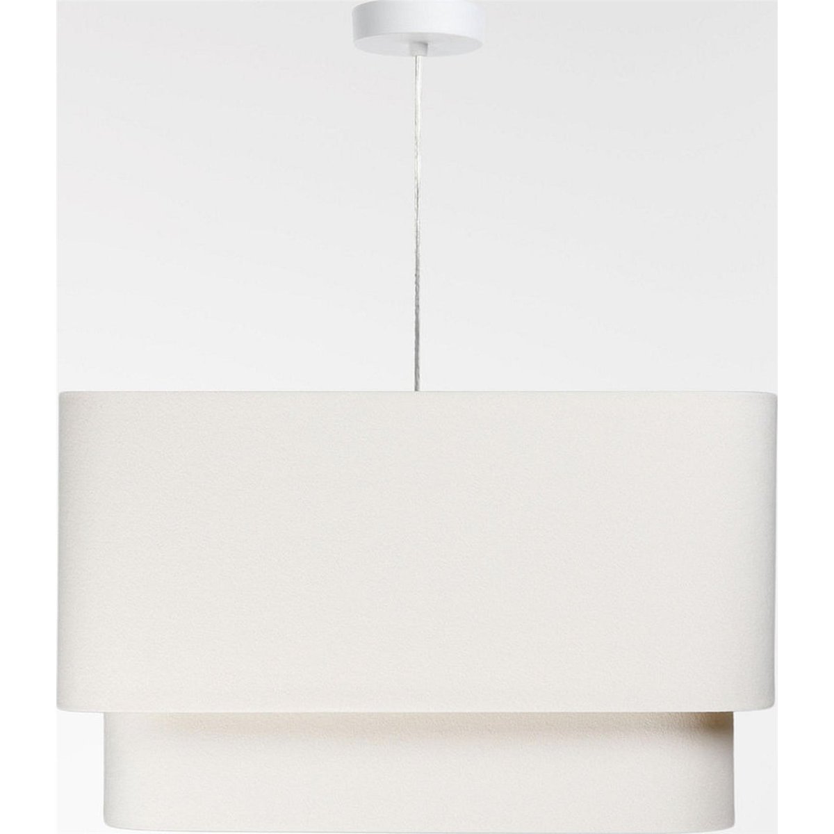 Suspension en velours, KWADRO DUO blanc crème et finition dorée opulente, BPS KONCEPT