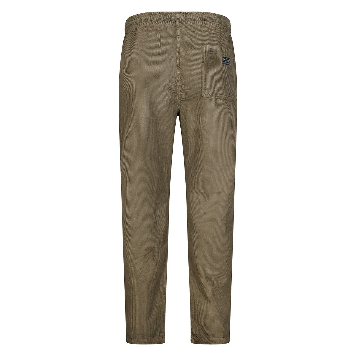 Pantalon droit en velours côtelé vert marron, PETROL INDUSTRIES