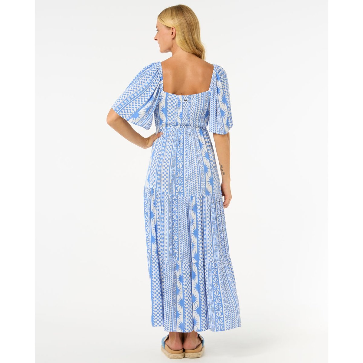 Robe SAN CARLOS S/S MAXI DRESS blue, RIP CURL