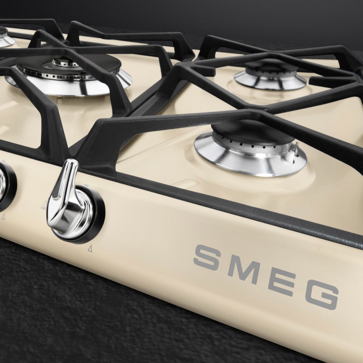 Plaque gaz SR975PGH couleur unique, SMEG
