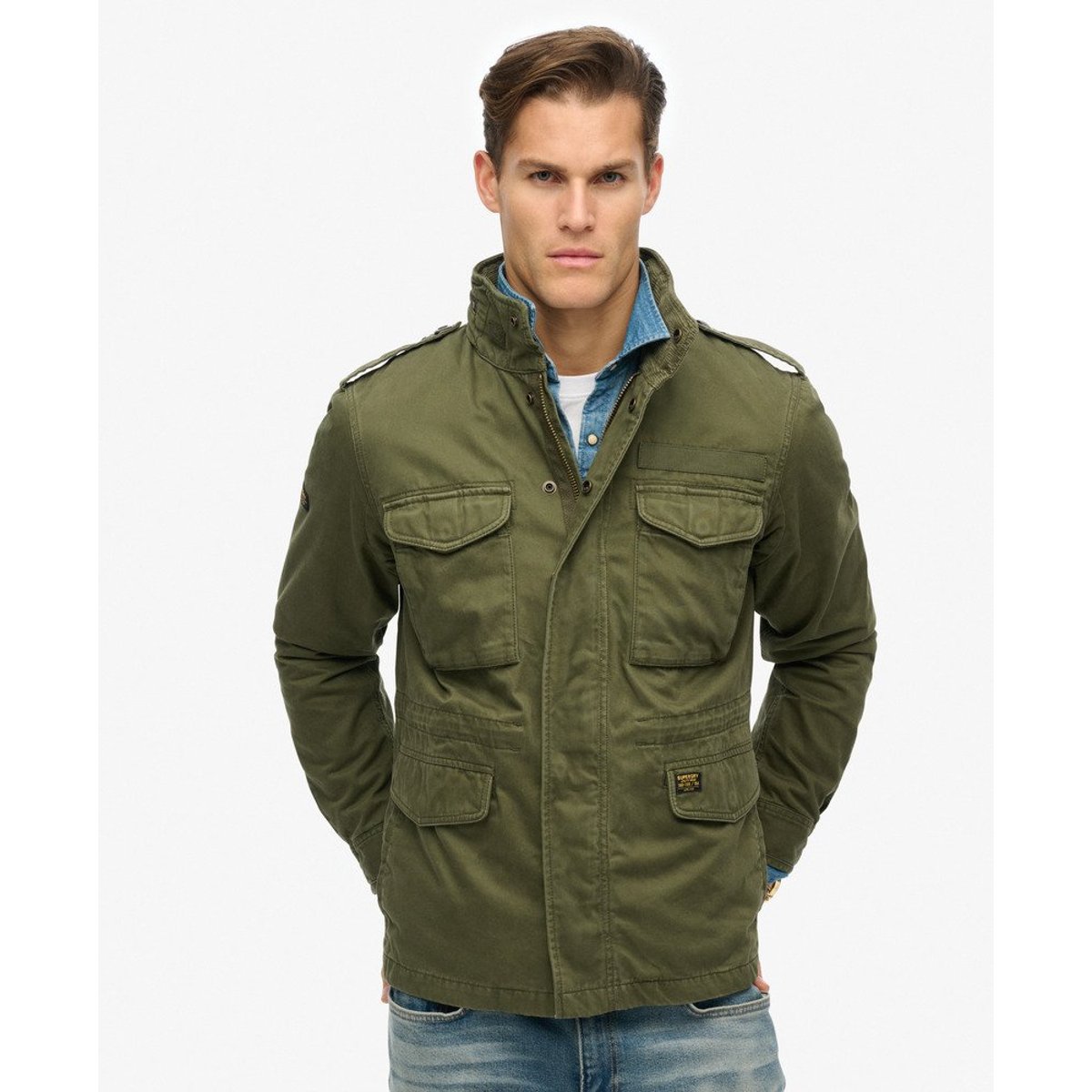 Veste Rookie Field kaki militaire, SUPERDRY