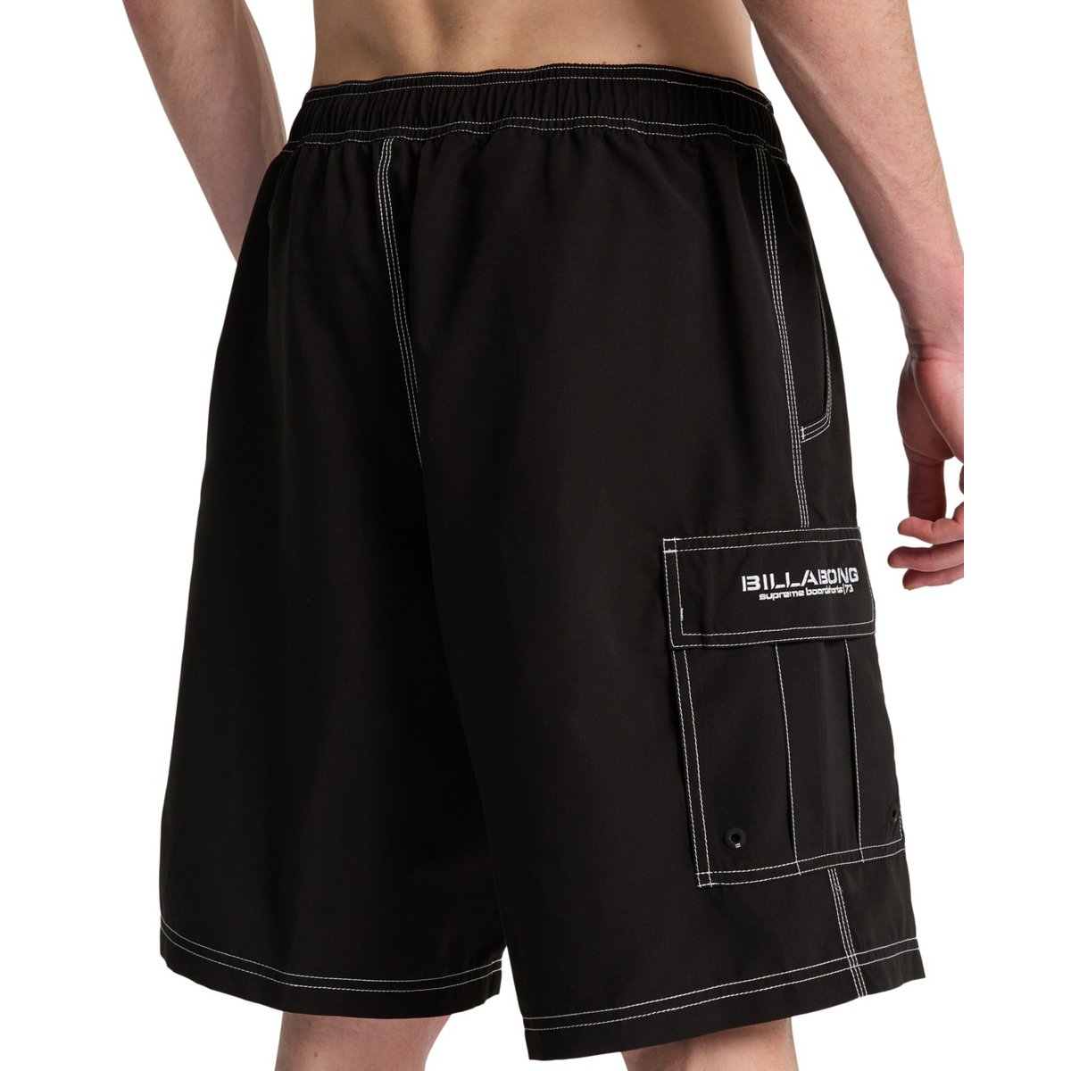 Short de bain THROW ON LAYBACK 19" noir black, BILLABONG