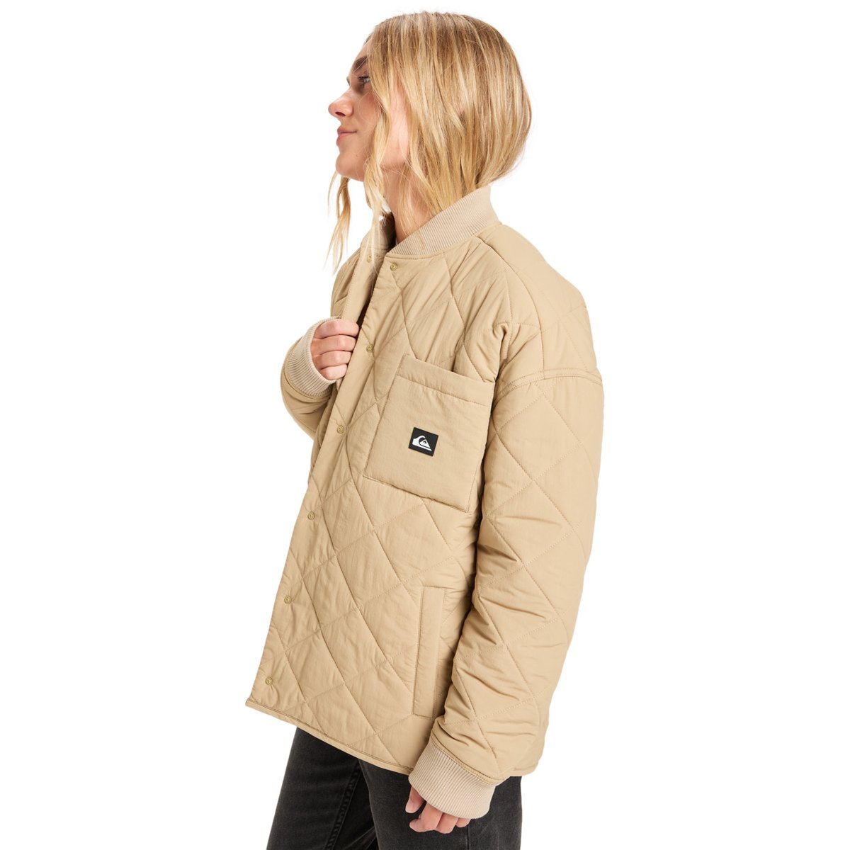 Veste matelassée SHINING QUILTED marron cornstalk, QUIKSILVER
