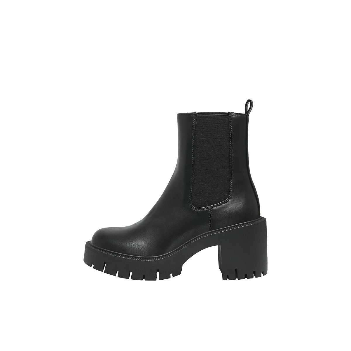 Chelsea boots met hak Bluebell zwart, ONLY SHOES