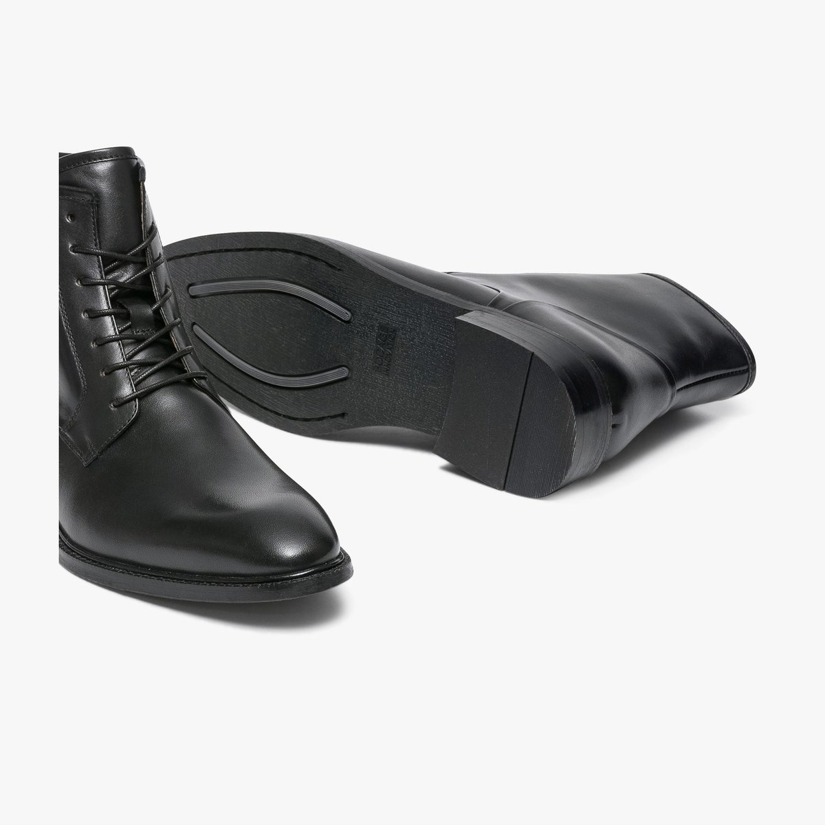 Boots en cuir ACHILLE noir, BOCAGE