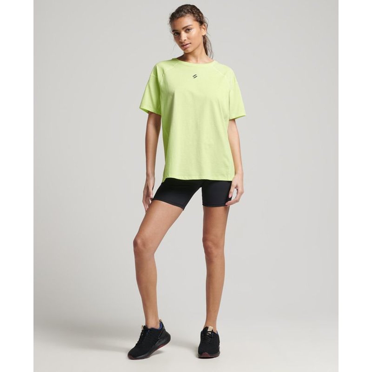T-shirt à manches courtes Run jaune citron, SUPERDRY