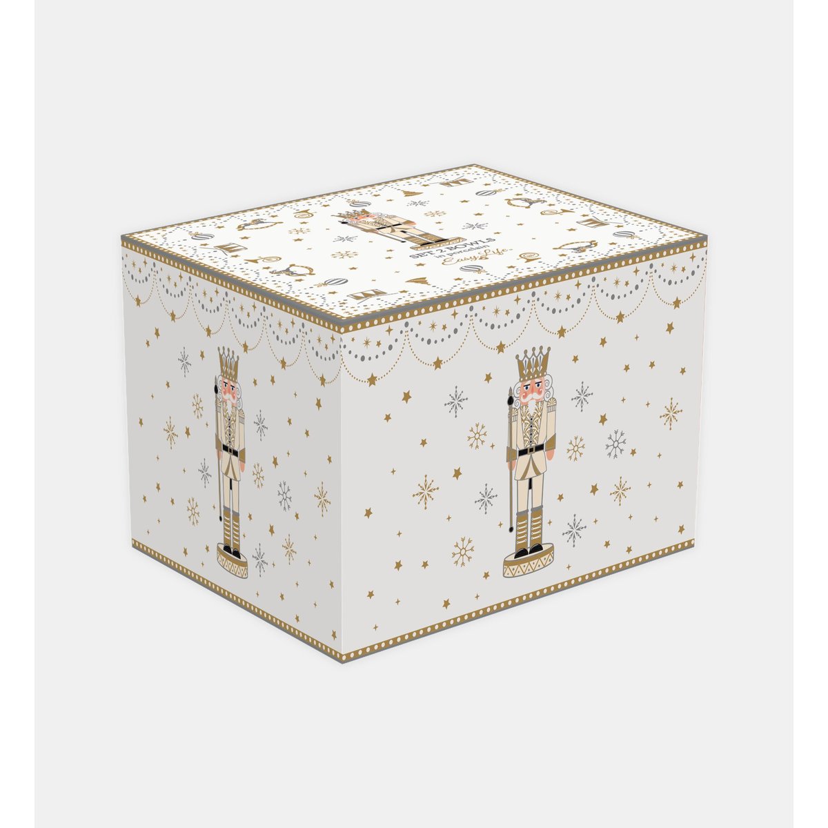 Coffret 2 bols étoile blanc, EASY LIFE