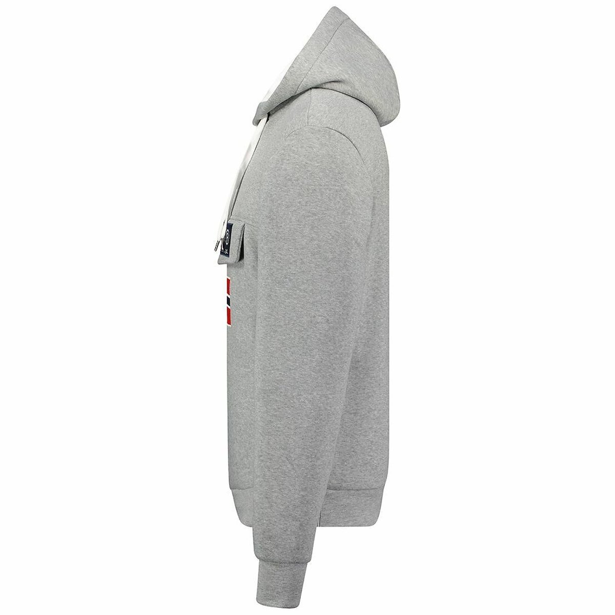 Sweat à capuche avec logo Gadrien gris clair, GEOGRAPHICAL NORWAY