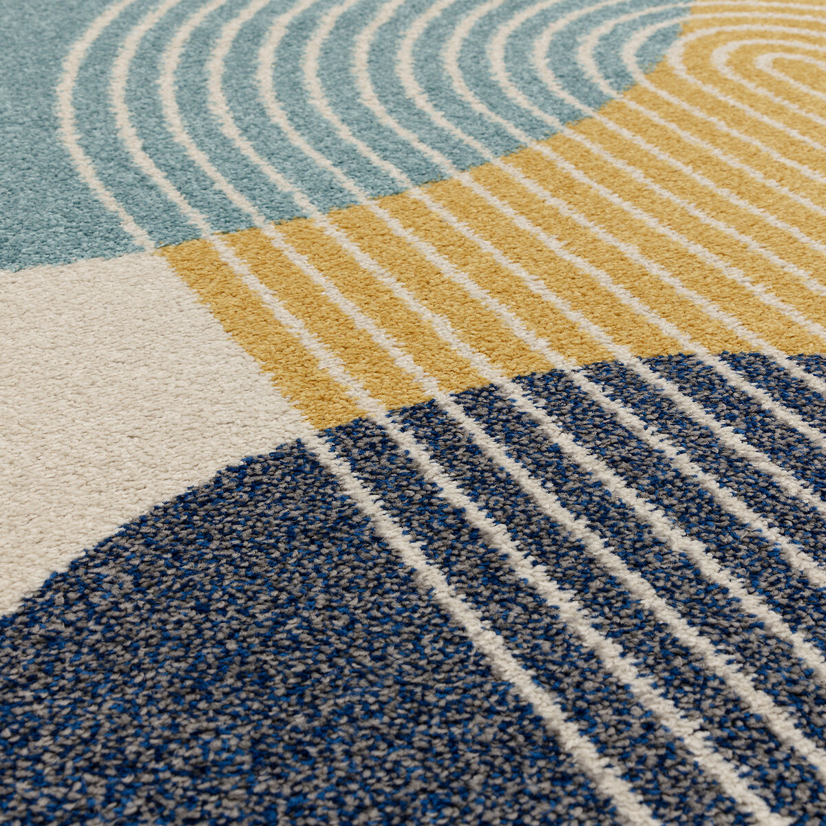 Retro Flatweave Rug blue, SO'HOME