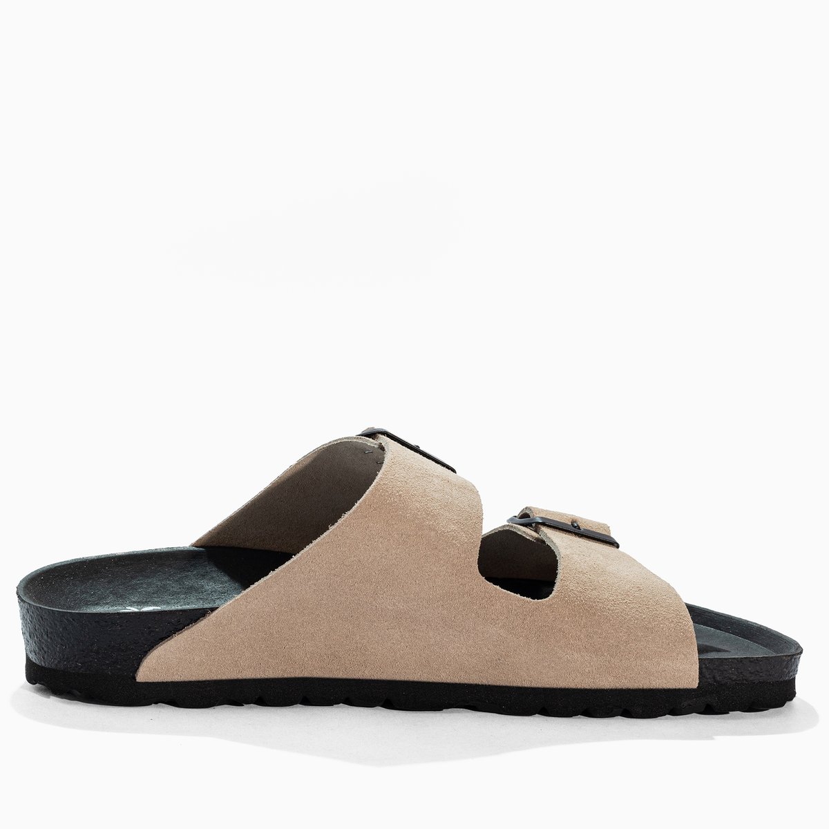 Sandales en cuir suédé ATLAS beige, BAYTON