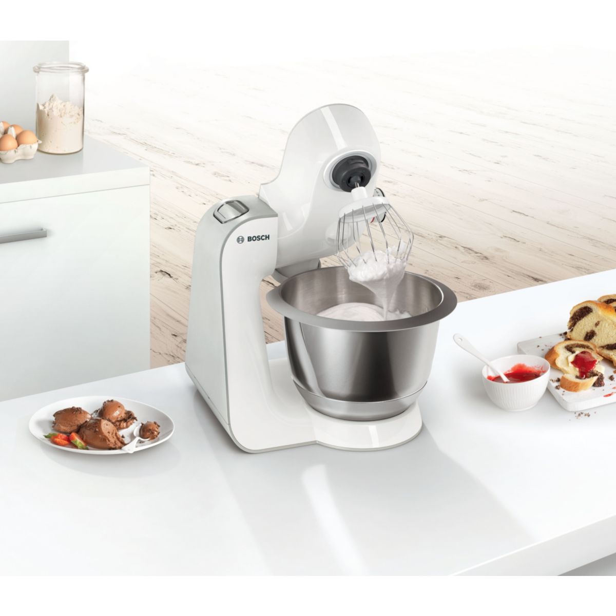 Robot pâtissier Série 4 - Blanc MUM58200E couleur unique, BOSCH