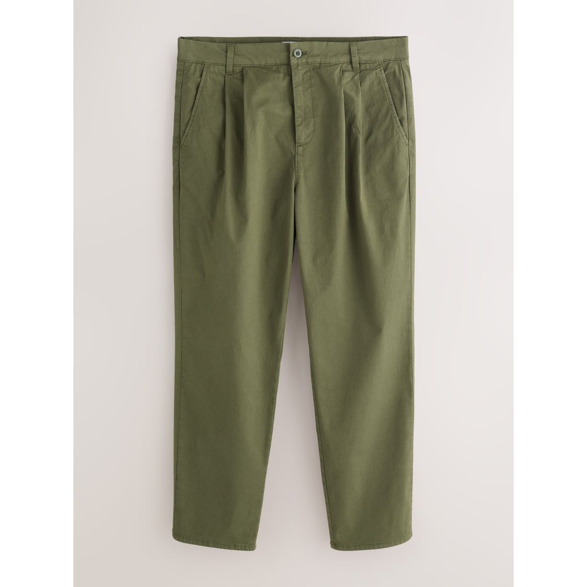 Pantalon chino d’été à deux plis vert, NEXT
