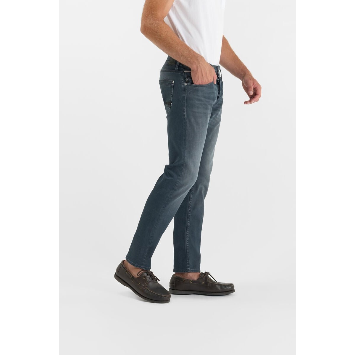 Jeans slim stretch 700/11, longueur 34 blue grey, LE TEMPS DES CERISES