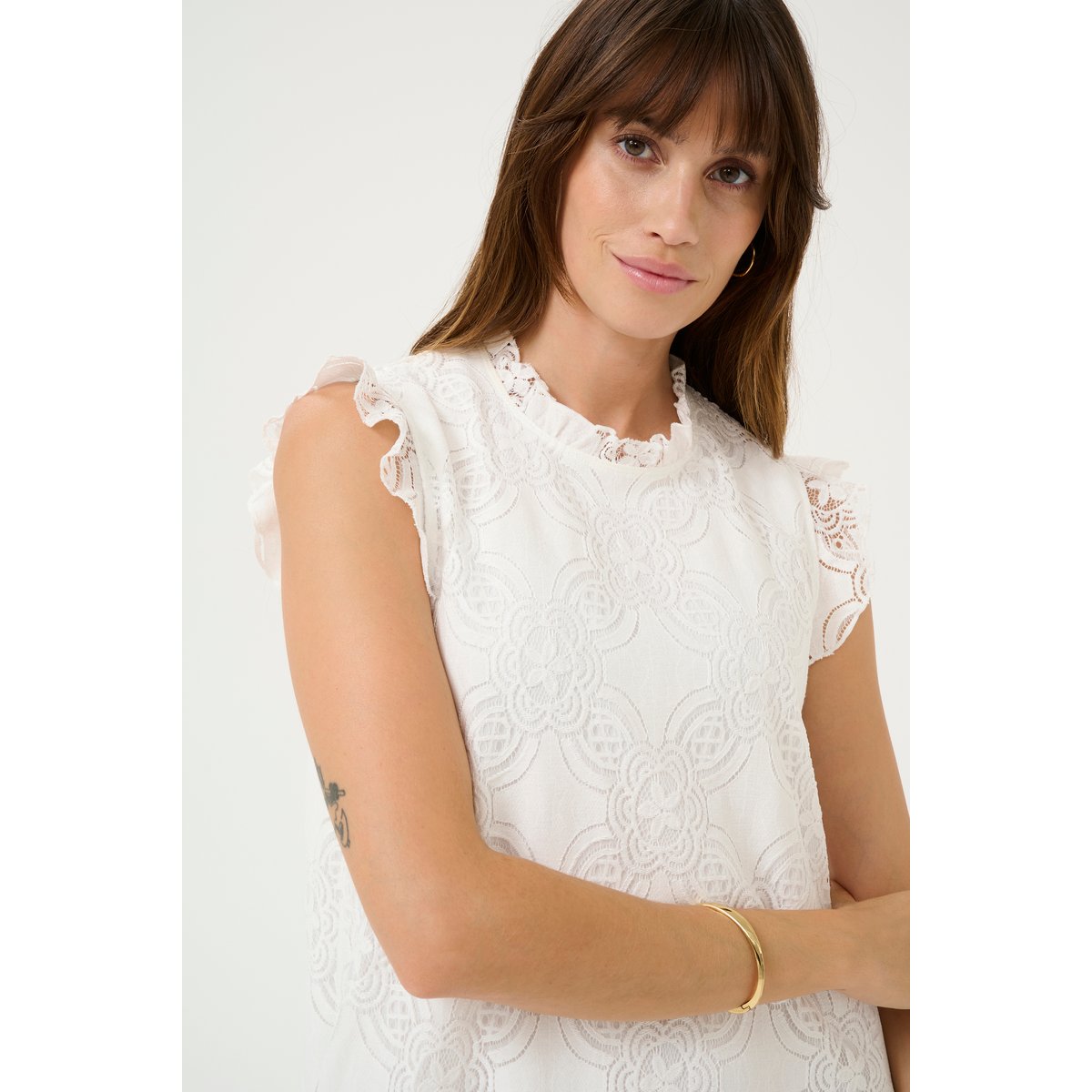 Dress beige spring gardenia, CULTURE