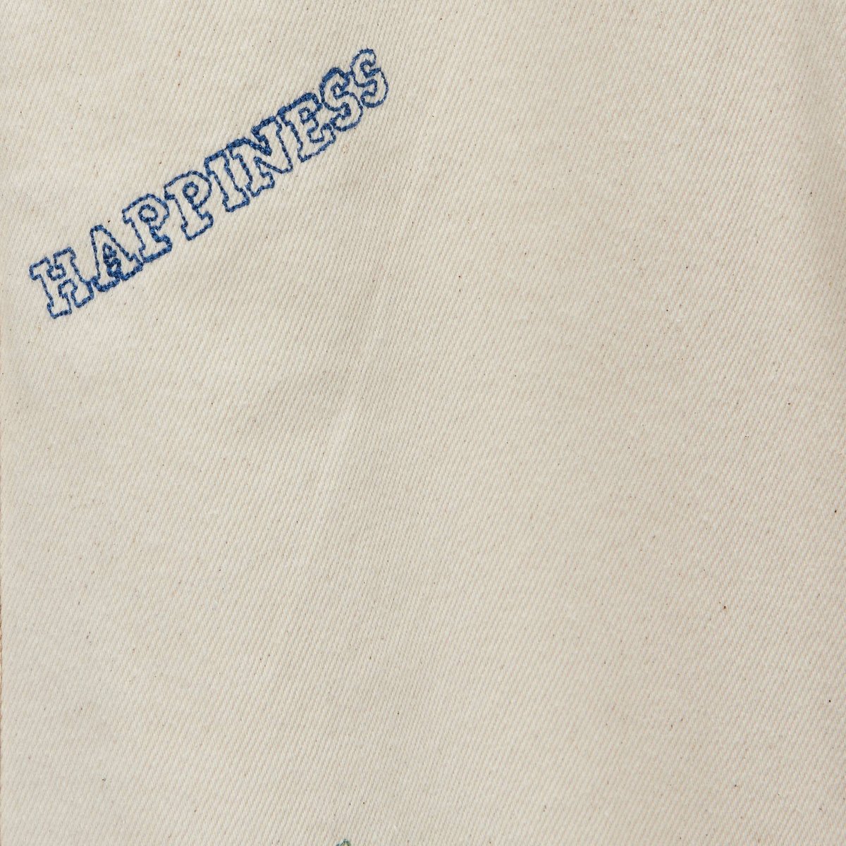 Pantalon en twill brodé amaretti, MONOPRIX