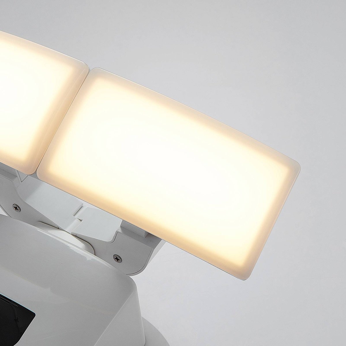 Applique extérieure en aluminium moderneLED blanc (ral 9006), LINDBY
