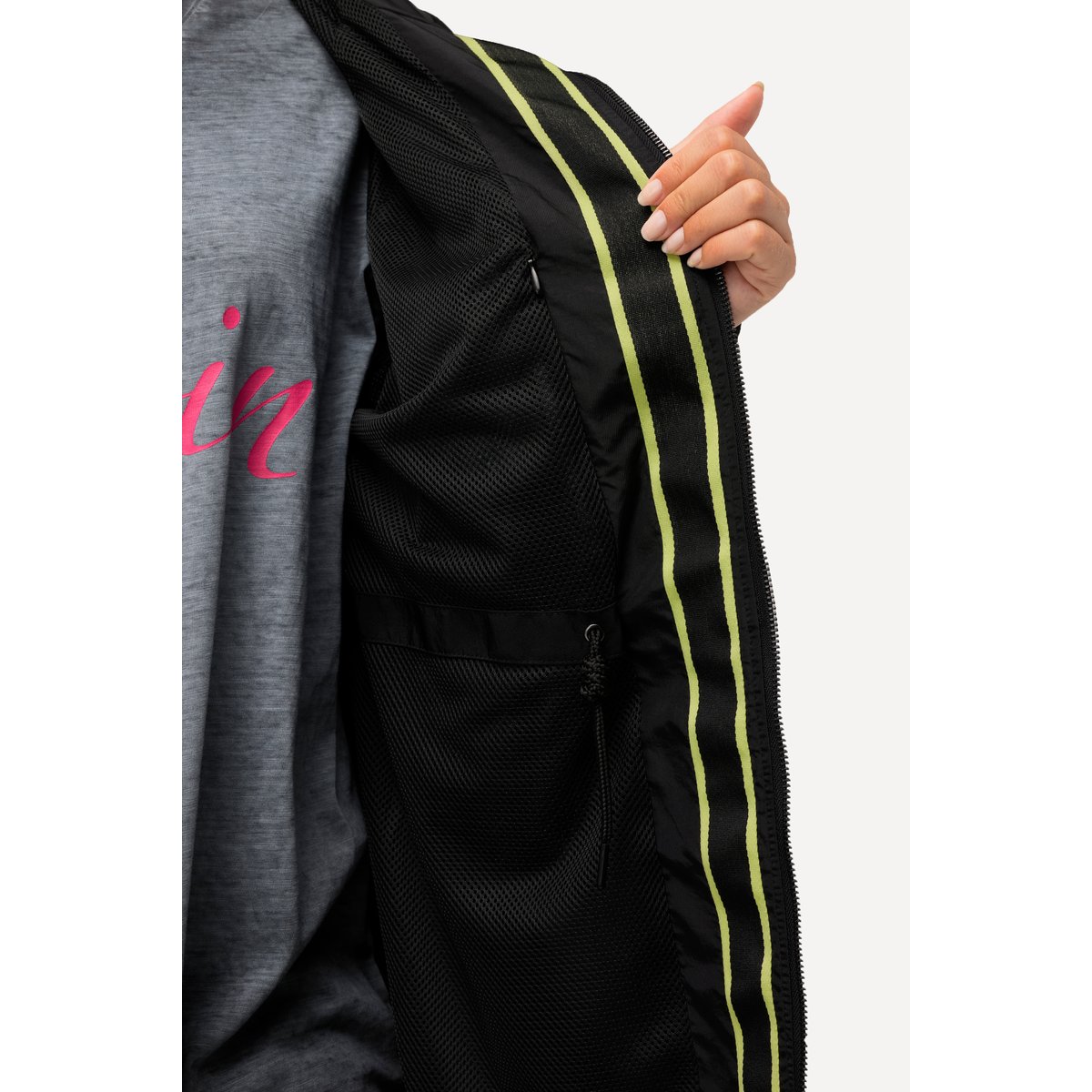 Veste à col montant noir, ULLA POPKEN