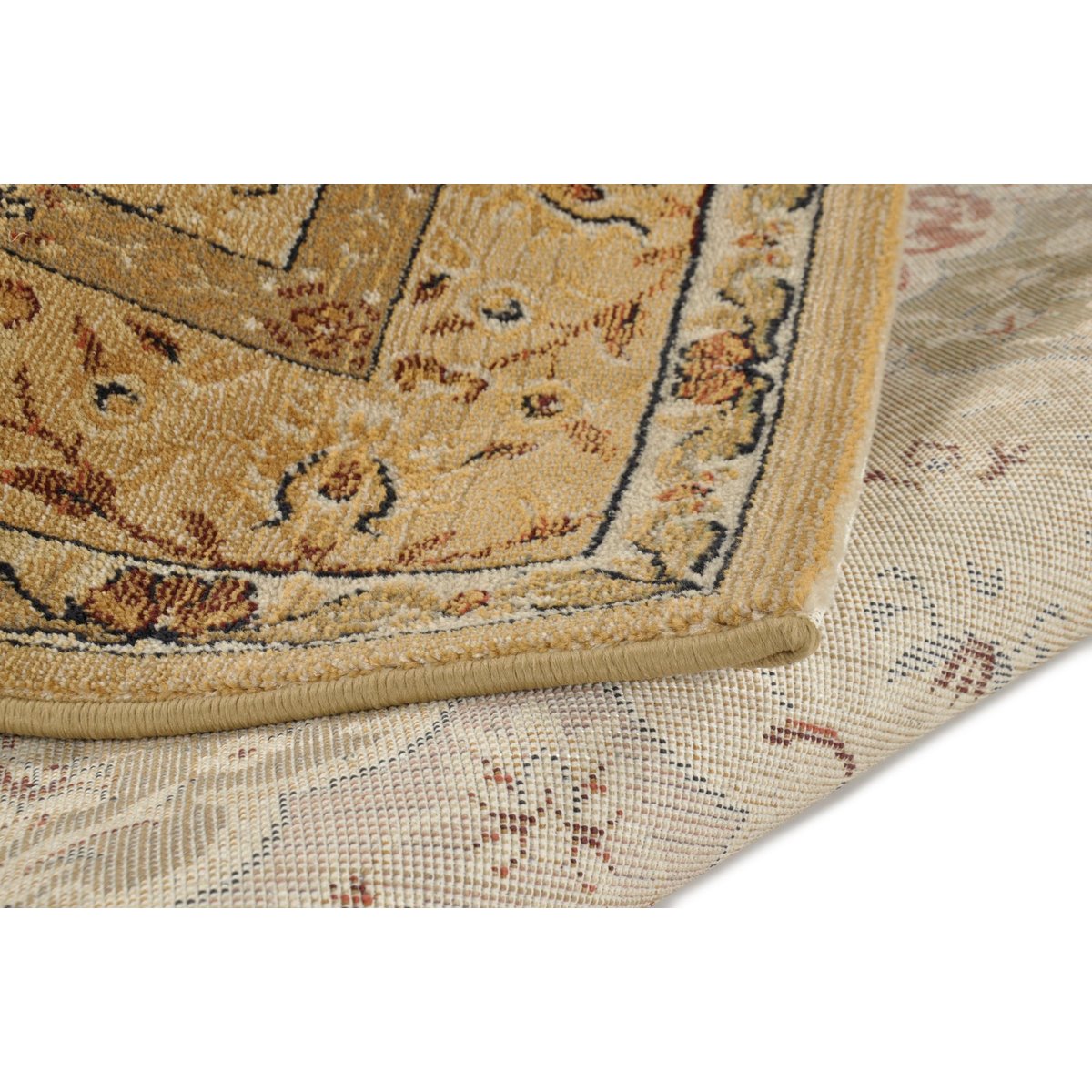 Tapis tissé à poils courts - GABIRO beige, THEKO
