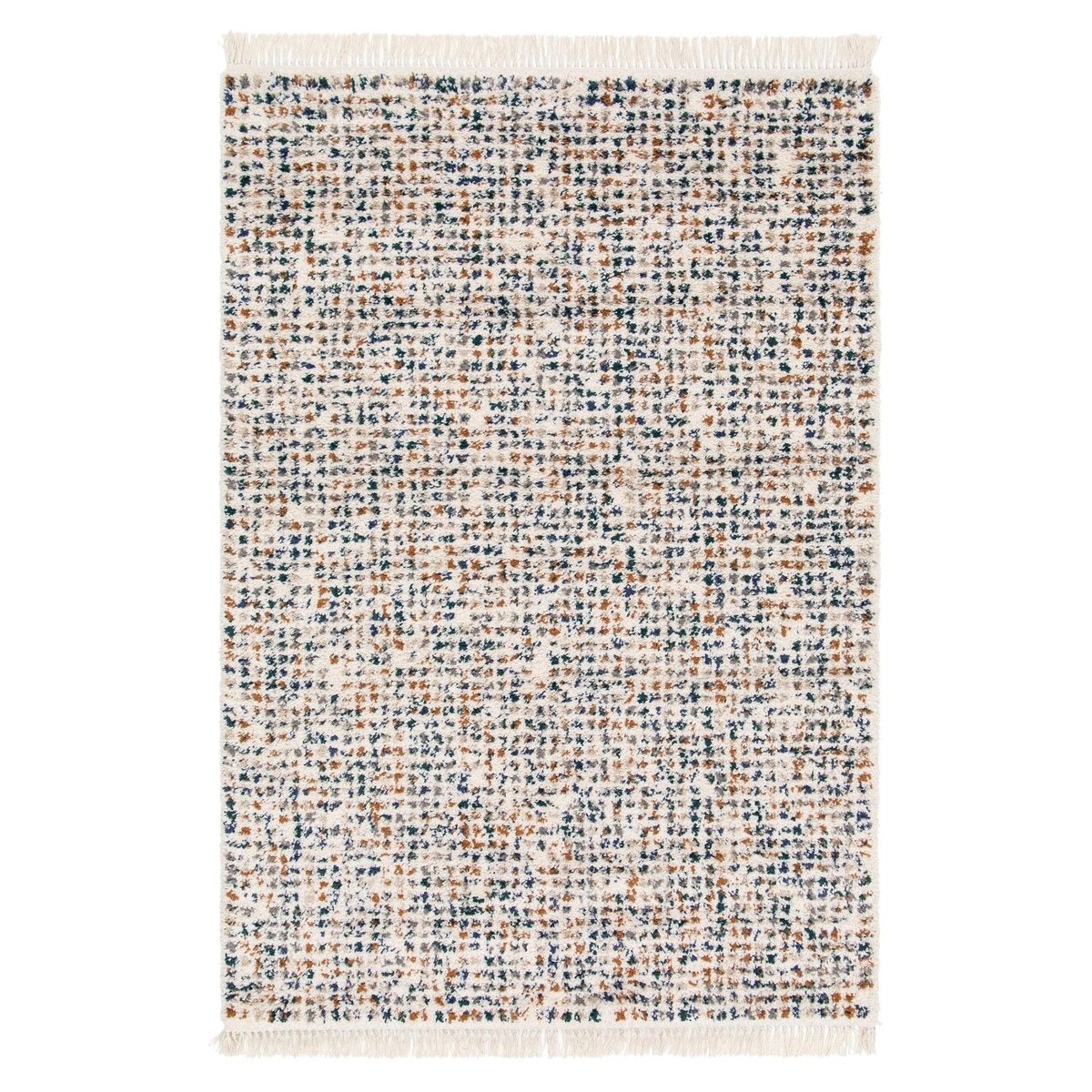 Tapis épais à franges WHISPER palette colorée, AFK LIVING