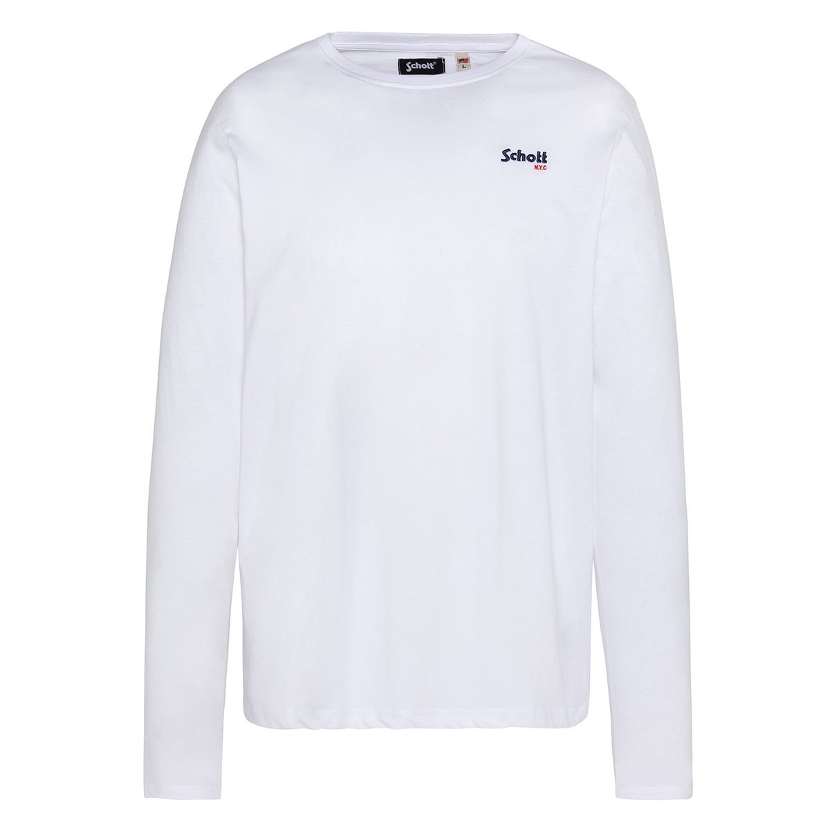 T-shirt brodé Schott NYC® blanc, SCHOTT