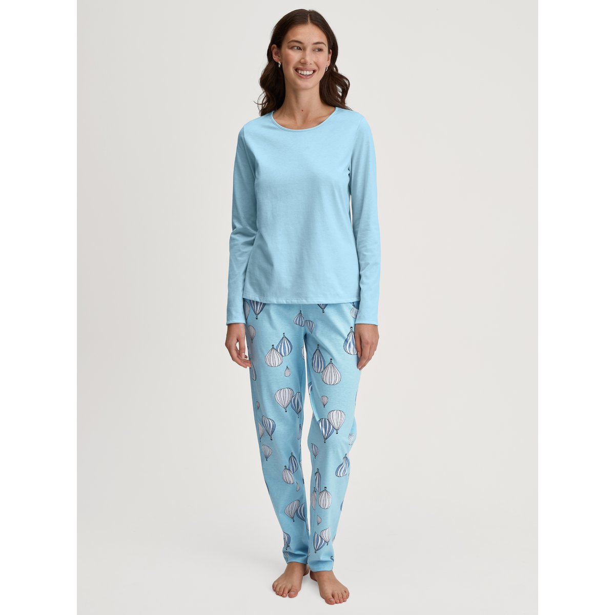 Pantalon Coton FAVOURITES JOURNEY bleu cascade, CALIDA