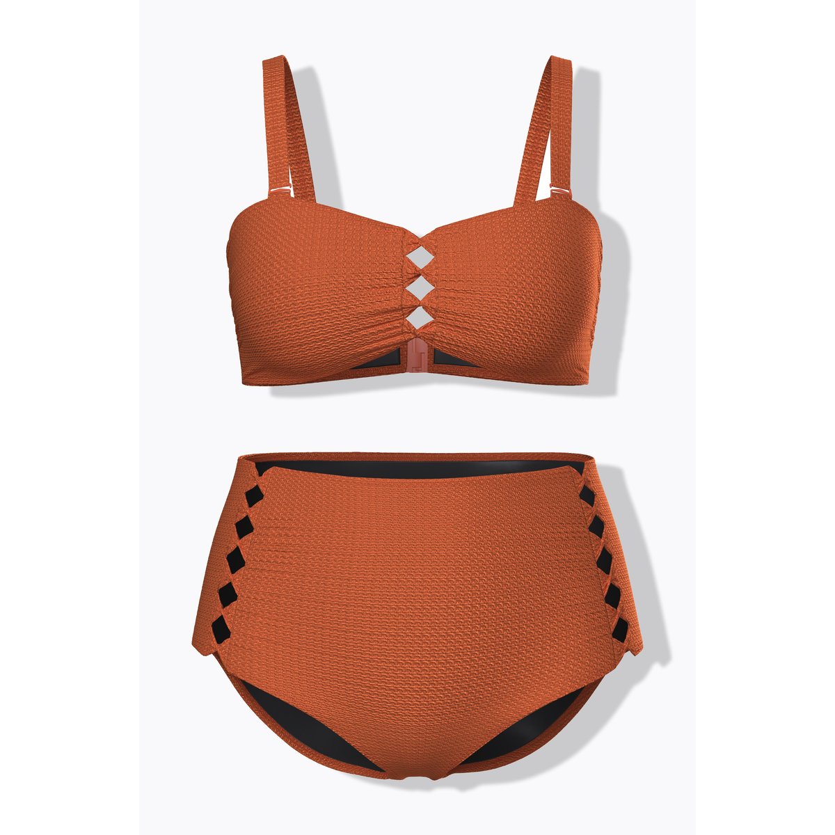 Bikini avec bonnets souples orange clair, ULLA POPKEN
