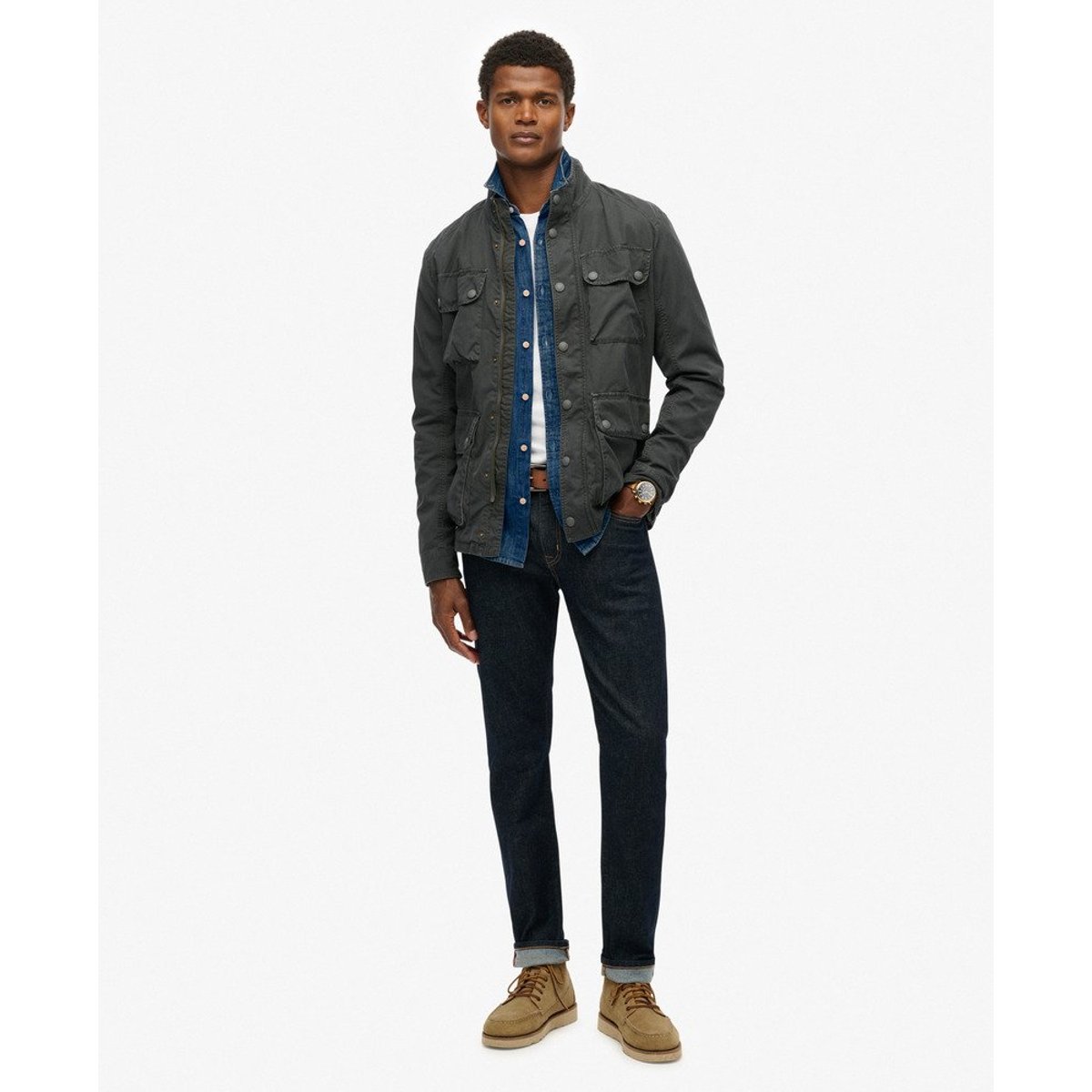 Veste à 4 poches Estate tarmac, SUPERDRY