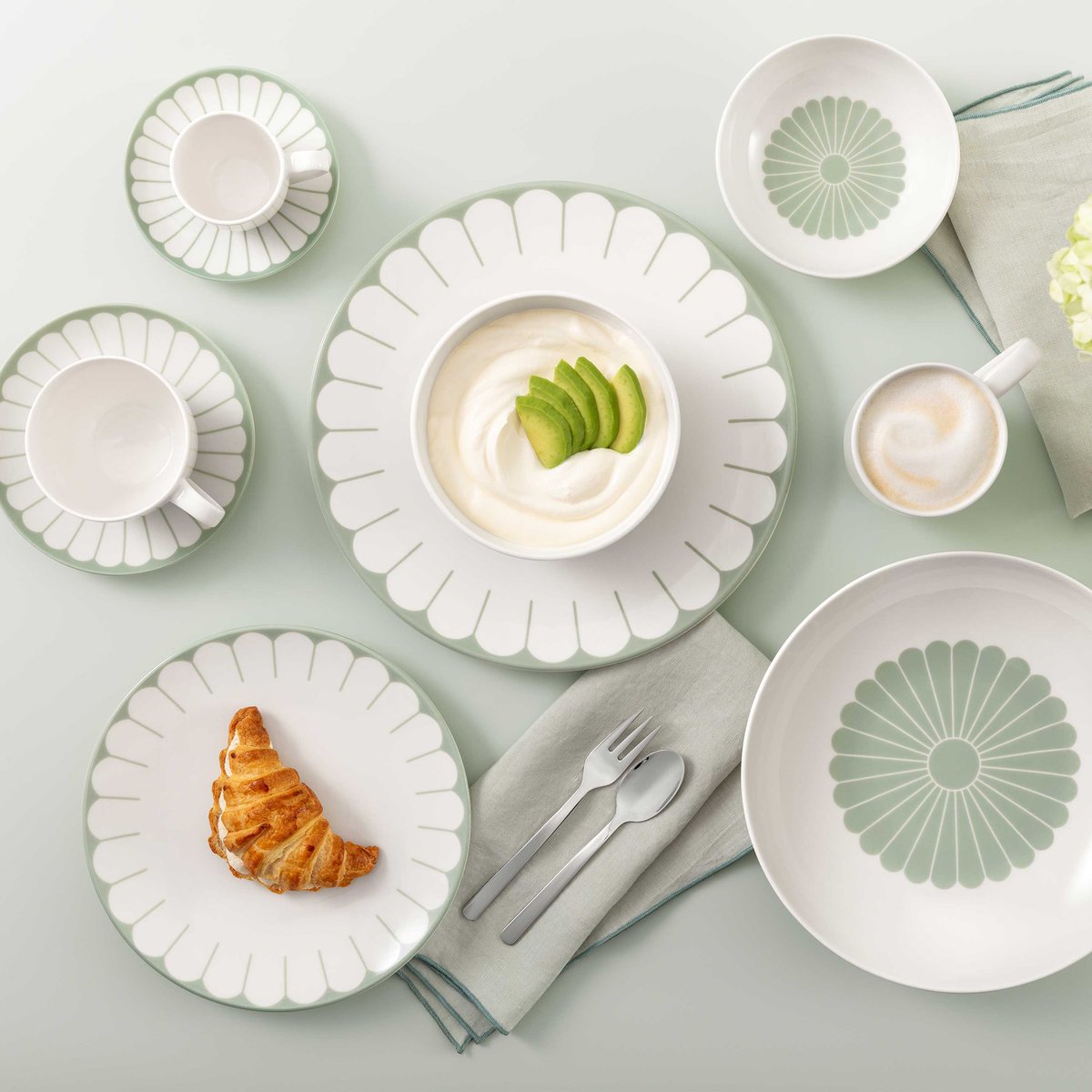 Tasse À Café FLEUR vert, VILLEROY & BOCH