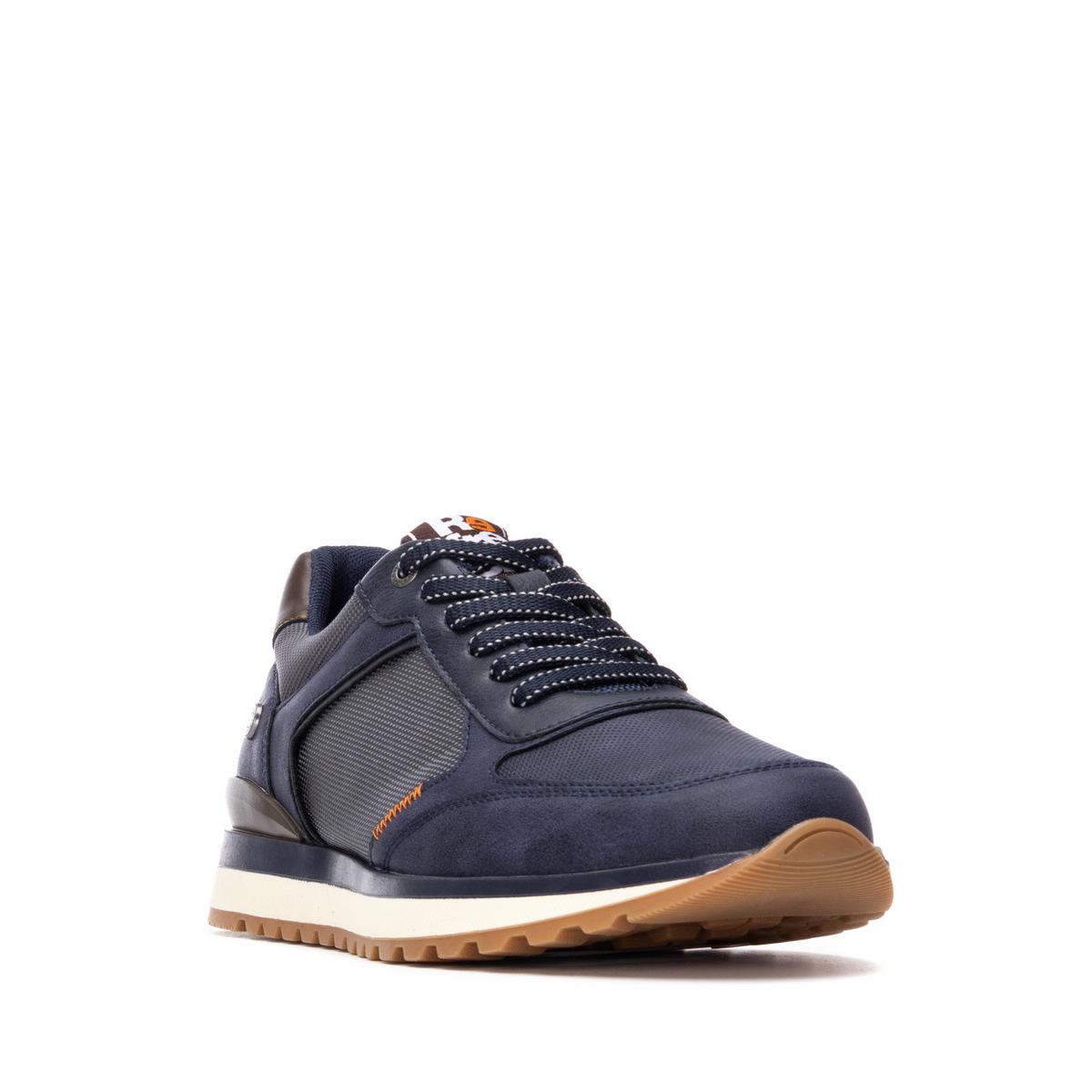 Baskets Plaine Décontractée Lacets bleu marine, REFRESH